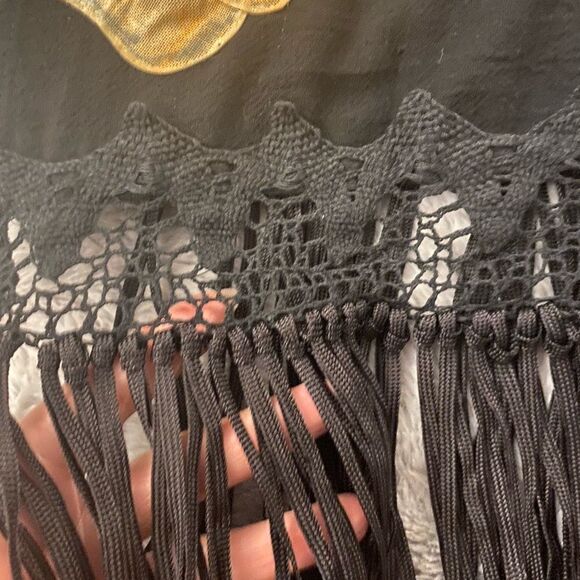 Ana R. By Ana Rosa 100% floral handmade scarf/ shawl , made in Mexico - Picture 10 of 11